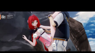 【MMD】浮波柚叶沙滩调教性交【度盘/422M】