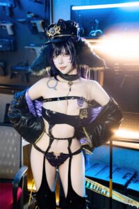 【cos写真/25P】二佐Nisa - 碧蓝航线 武藏 女警 【度盘/ 191M】