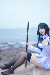 【cos写真/55P】九曲Jean最近两套 比叡 霞之丘诗羽【度盘/ 335M】