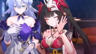 【3D/pasataparika】崩铁-花火x知更鸟双人侍奉【度盘/232M】