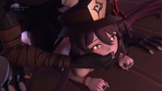 【3D/Ubermation】原神-被狠狠灌满的胡桃【度盘/332M】