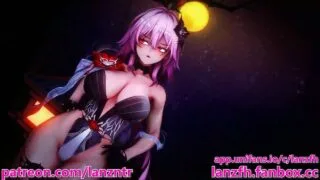 【3D/Lanzfh】崩铁-长夜月的幽淫万圣节【度盘/108M】