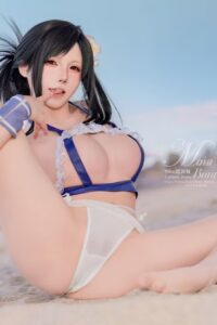 【cos写真】咬一口兔娘 Yiko湿润兔 - 2025泳装限定作 海边假日 蒂法【80P/度盘/2.15G】