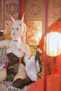 【cos写真】二佐Nisa - 碧蓝航线 绫波新春旗袍【27P/度盘/208M】