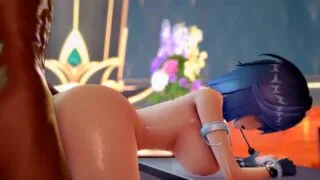 【3D/chamosan】夜兰的榨精服务【度盘/239M】