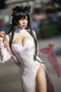 【cos写真】二佐Nisa - 碧蓝航线 爱宕旗袍【18P/度盘/196M】