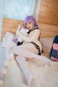 【cos写真】焖焖碳 - 独角兽JK制服【21P/度盘/52M】