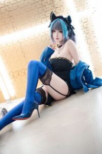 【cos写真】封疆疆v - 碧蓝航线 柴郡 常服【27P/度盘/419M】