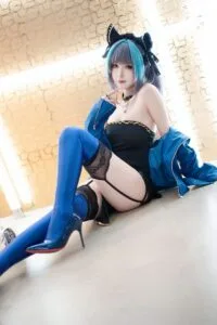 【cos写真】封疆疆v - 碧蓝航线 柴郡 常服【27P/度盘/419M】