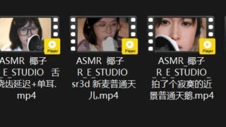 【ASMR】椰子精选五部舔耳合集免币【夸克网盘】