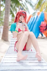 【cos写真】九柒喵 - 拉毗 泳装【11P/度盘/348M】