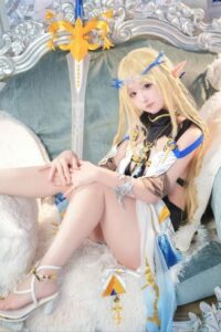 【cos写真】Seele麦麦 - 鸣潮 菲比&卡提希娅·蓝色花海物语【96P/度盘/315M】