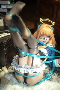 【cos写真】矢量鱼 - 蔚蓝档案 圆堂志美子校服【50P/度盘/514M】