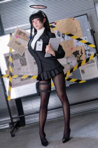 【cos/咬一口兔娘】碧蓝档案-调月莉音 视频+图集【度盘+夸克/2.76GG】