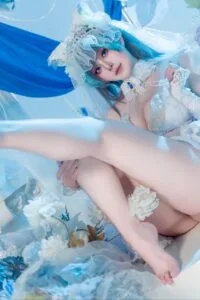 【cos写真】Natsuko夏夏子 - 碧蓝航线 柴郡婚纱【70P/度盘/624M】