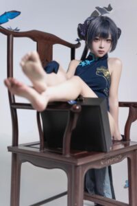 【cos写真】矢量鱼 - 蔚蓝档案 龙华妃咲【24P/度盘/238M】