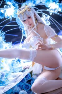 【cos写真】星之迟迟 - 2026年01月计划E 碧蓝航线 埃姆登白旗袍【50P/度盘/244M】