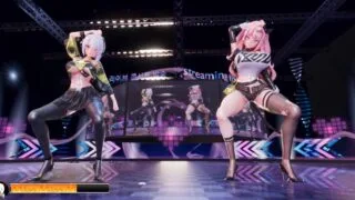 【MMD/无修正】妖艳骑士大佬，开淫，罪会演奏【度盘/1.7G】