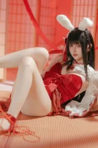 【cos写真】屿鱼 - 碧蓝航线 大山·祈愿的巫女兔【58P/度盘/340M】