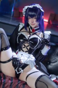 【cos写真】屿鱼 - Nikke胜利女神 米哈拉·咖啡女仆【80P/度盘/456M】
