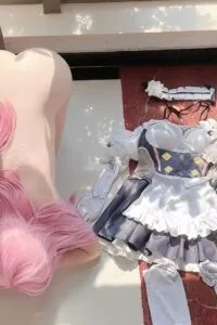 【cos写真】香草奶喵 - 爱莉希雅女仆【93P29V/度盘/605M】
