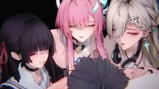 【3D】二周年淫趴派对 绯雪 莫宁 琳奈 达妮娅 爱弥斯【度盘/夸克】