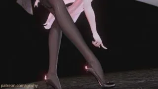 【MMD】YyukoLD【官人我还要】:10 旗袍幽兰黛尔 - Phone Number【度盘/682M】