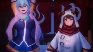 【3D】[ミツボシ]为美好的世界献上祝福：雪見温泉【度盘/迅雷/UC/396MB】