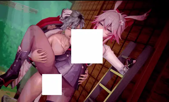 【MMD/无修正】天平キツネ 大佬 26.3 作品 緋英の強制種付け交尾- 『崩壊:スターレイル』A 36 + EX23 【度盘/1.5G】