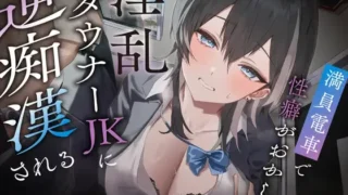 【ASMR/AI汉化】満員電車で性癖がおかしい淫乱ダウナーJKに逆痴○される【RJ01734982】【度盘/1.52G】