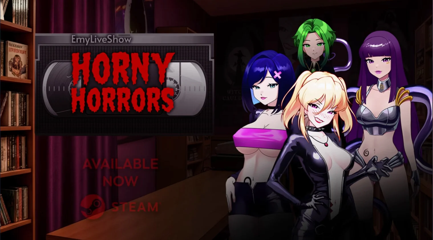 【SLG/官中/步兵】艾米直播秀：饥渴恐惧 EmyLiveShow：饥渴恐惧 EmyLiveShow: Horny Horrors +全CG存档【度盘/2.36G】