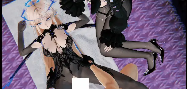 【MMD/无修】sola 大佬 26.6 作品 80.达妮娅x卡提希娅【度盘/1G】
