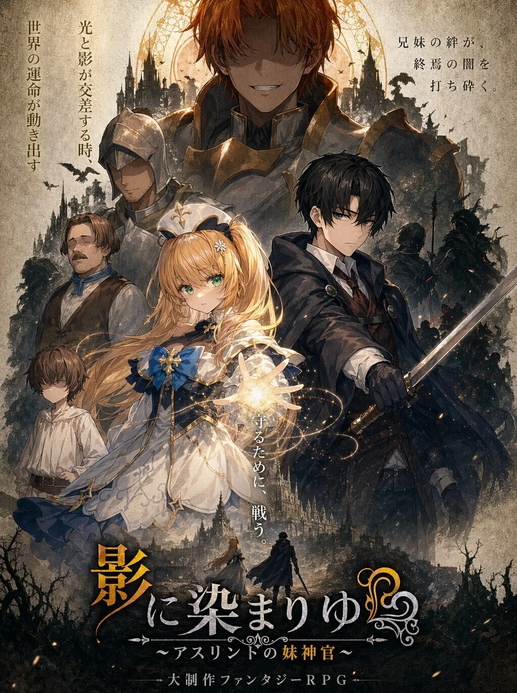 【RPG/双端/官中/步兵】影色渐染~阿斯林顿的妹神官~ Fallen Priestess: My Sister's Demonic Bloodine 影に染まりゆく~アスリントの妹神官~ v1.3.11 +DLC【度盘/4G】