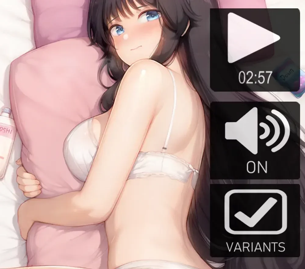 【L2D动画/无修正】Kimoshi 大佬 25.10.23 作品 Kaoruko's Scent Animation 🌸🫧薫子の香りアニメーション【200M/度盘】