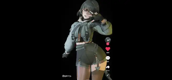 【MMD/无修】Gerrry 大佬 26.7 作品 TiktokDance【度盘/5G】