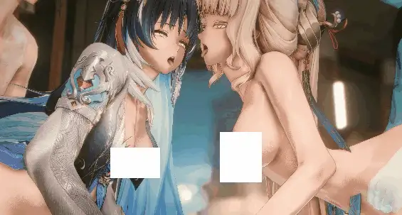 【3D/无修】RedgectX 大佬 26.8 作品 秧秧x穗穗【度盘/1G】